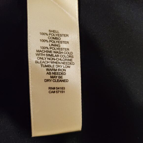 Eliza J Floral High/Low Faux Wrap Chiffon Dress Sz 4 - Picture 6 of 9